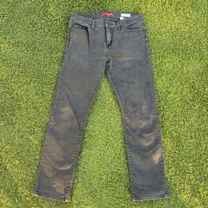 Guess Slim Straight Jeans Men's 32x29 Faded Black Denim Pants